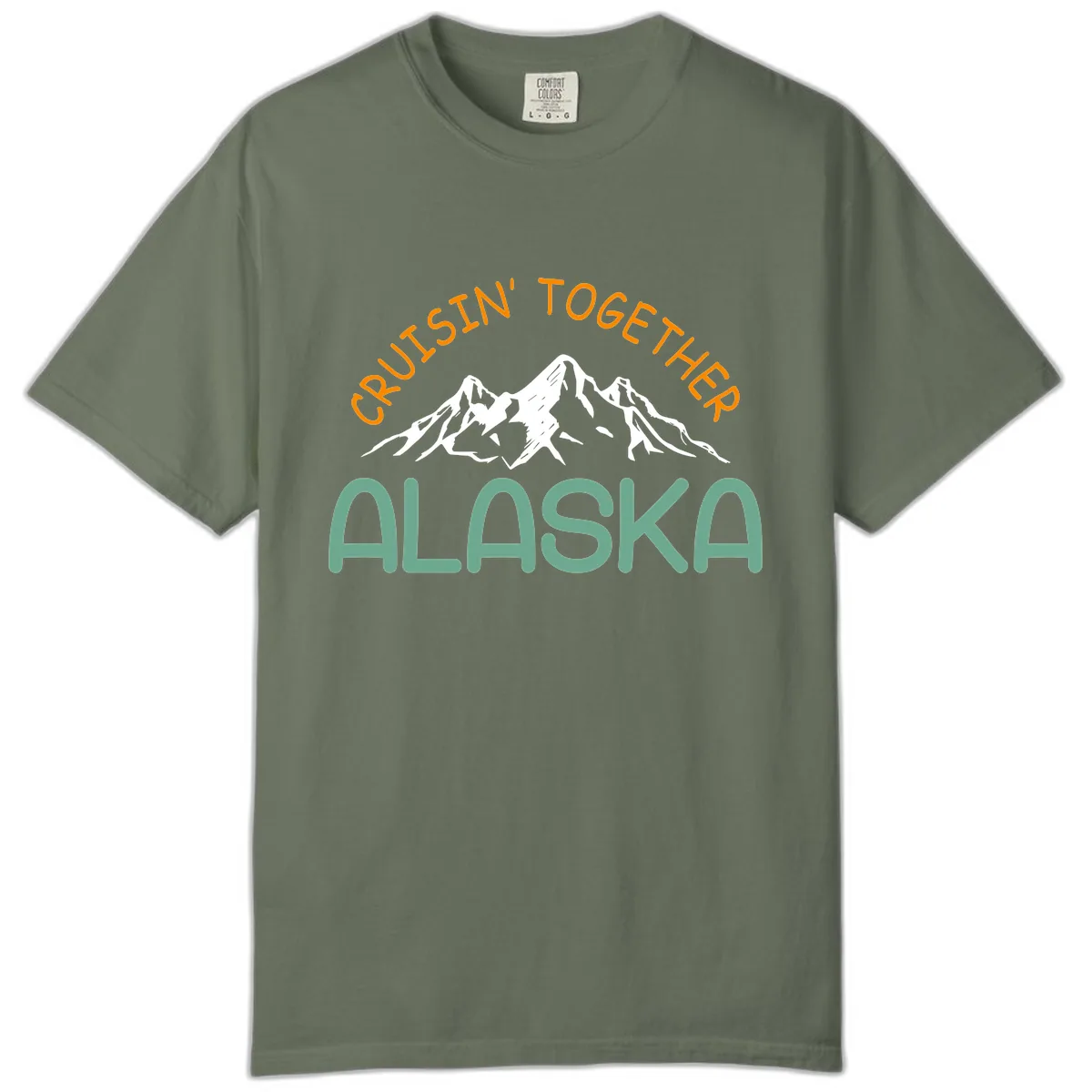 Cruisin' Together Alaska Comfort Color in Moss