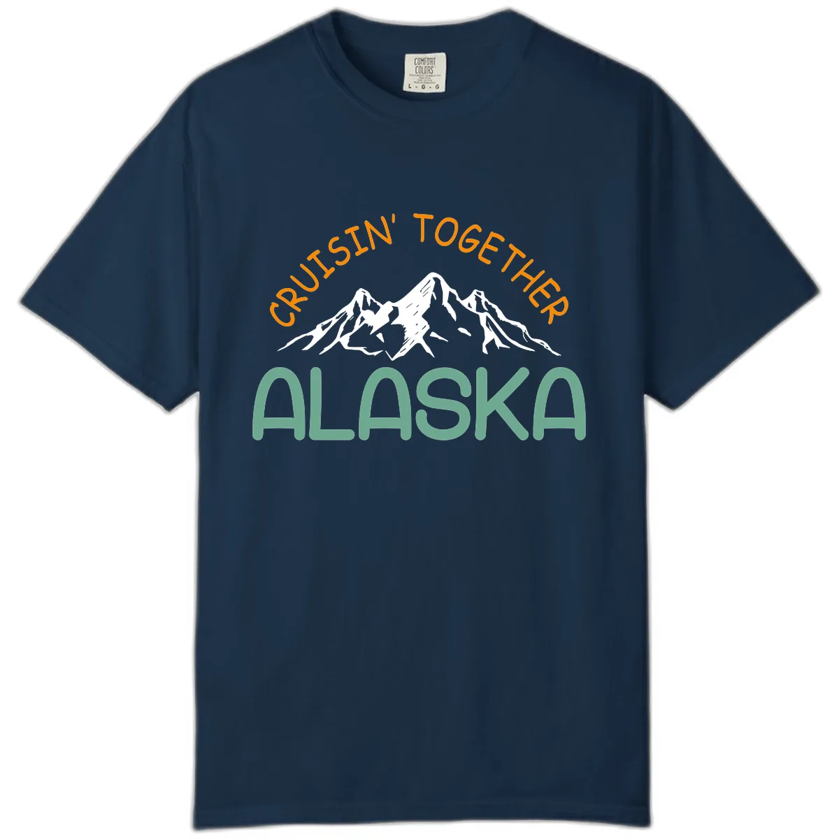 Cruisin' Together Alaska Comfort Color in True Navy