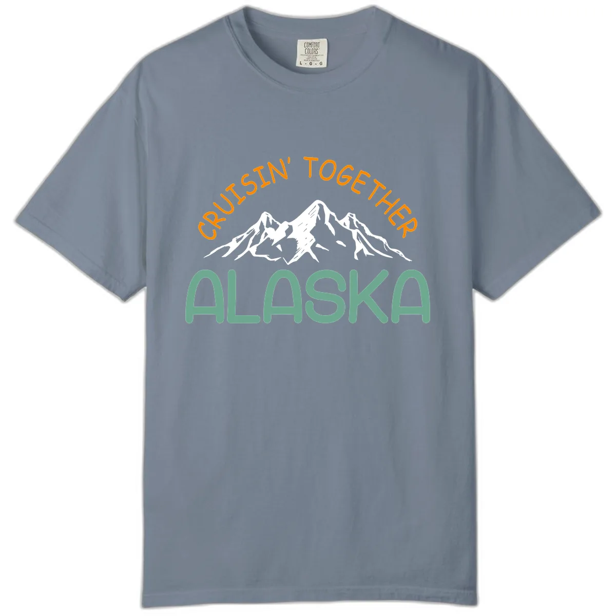 Cruisin' Together Alaska Comfort Color in Blue Jean