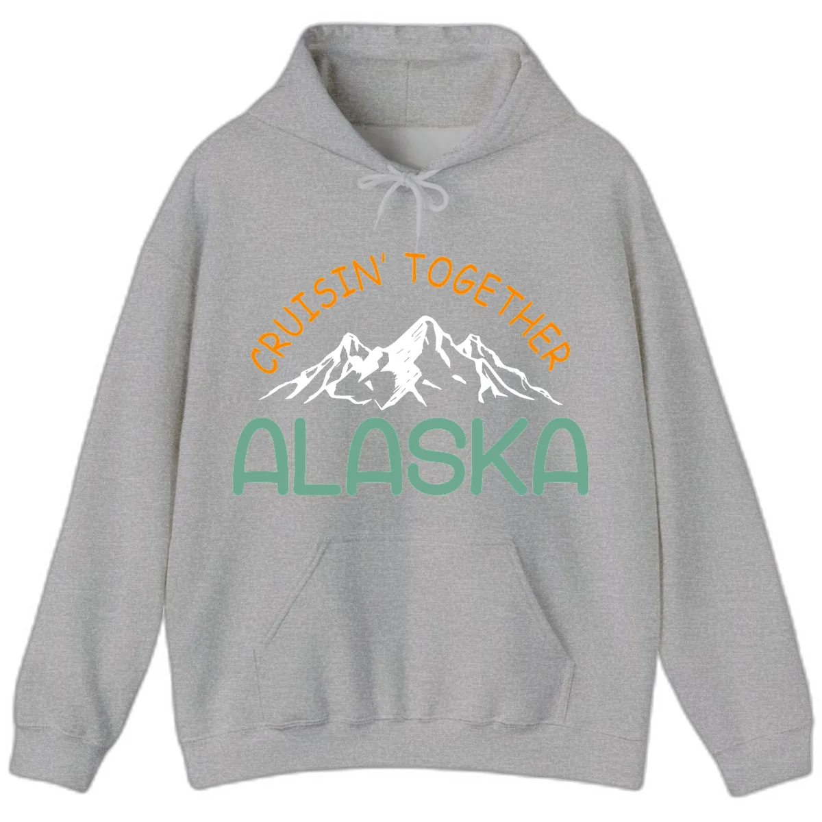 Cruisin' Together Alaska Hoodie in Sport Grey