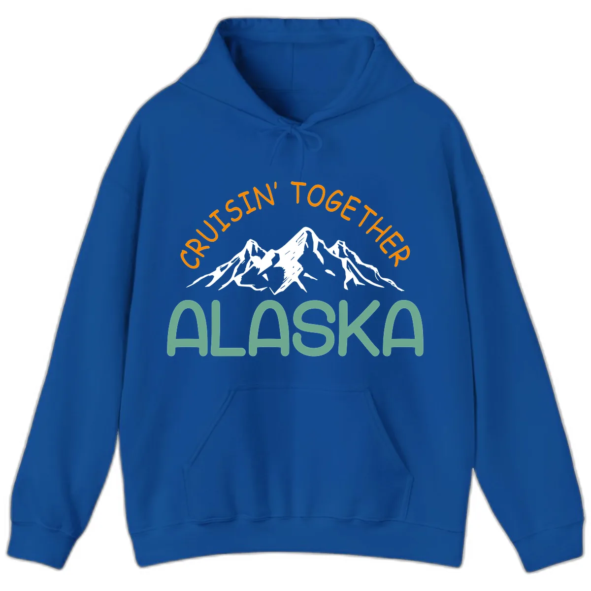 Cruisin' Together Alaska Hoodie in Royal