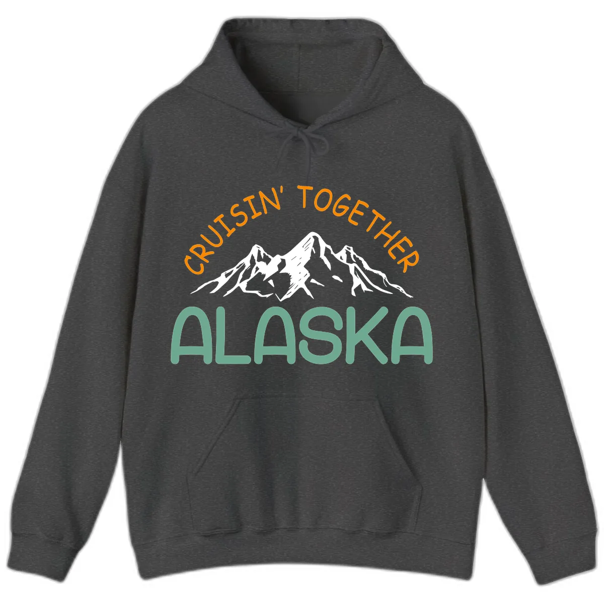 Cruisin' Together Alaska Hoodie in Dark Heather