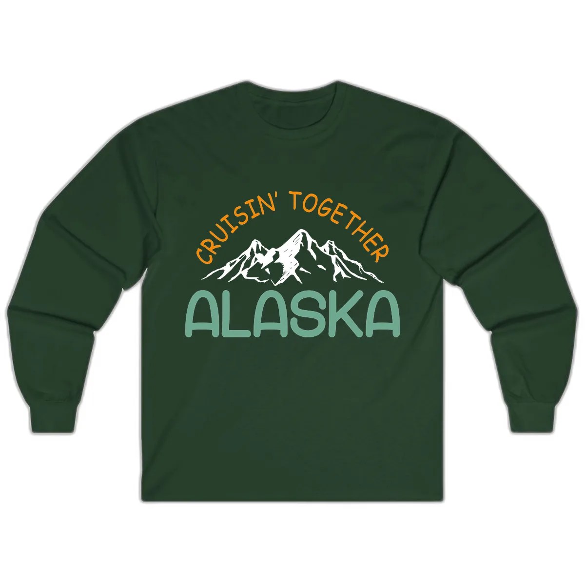 Cruisin' Together Alaska Long Sleeve in Forest Green