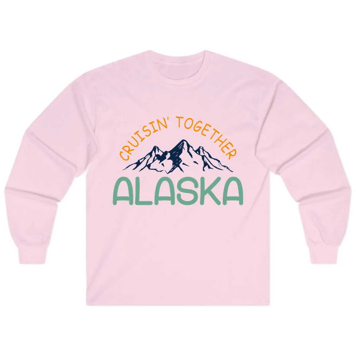 Cruisin' Together Alaska Long Sleeve in Light Pink