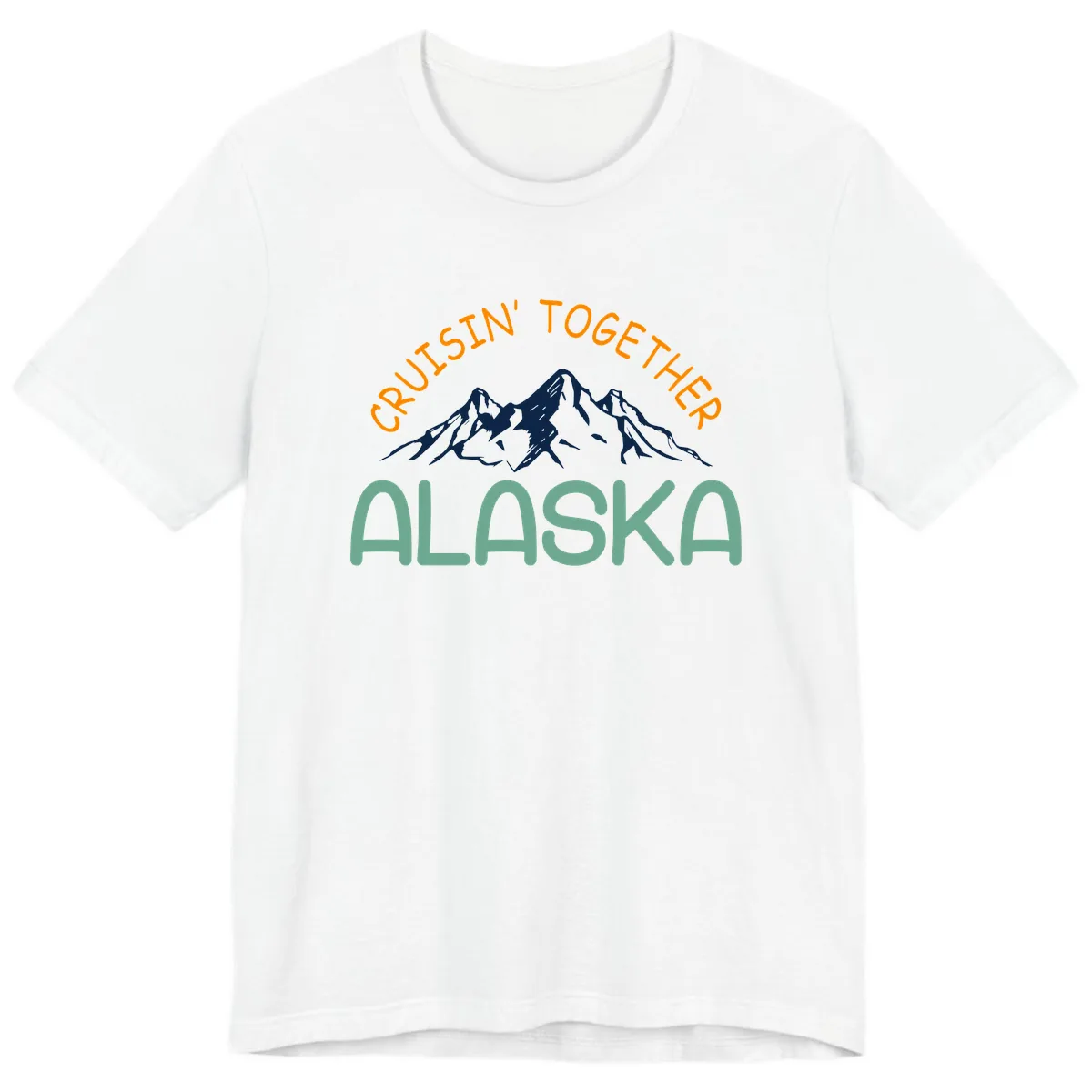 Cruisin' Together Alaska Premium T-Shirt in White