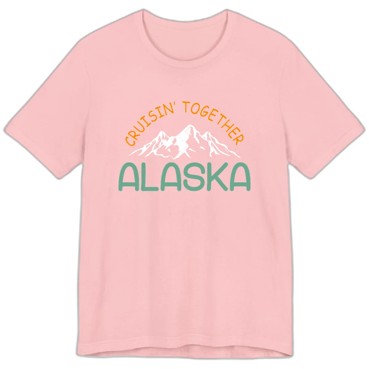 Cruisin' Together Alaska Premium T-Shirt in Pink