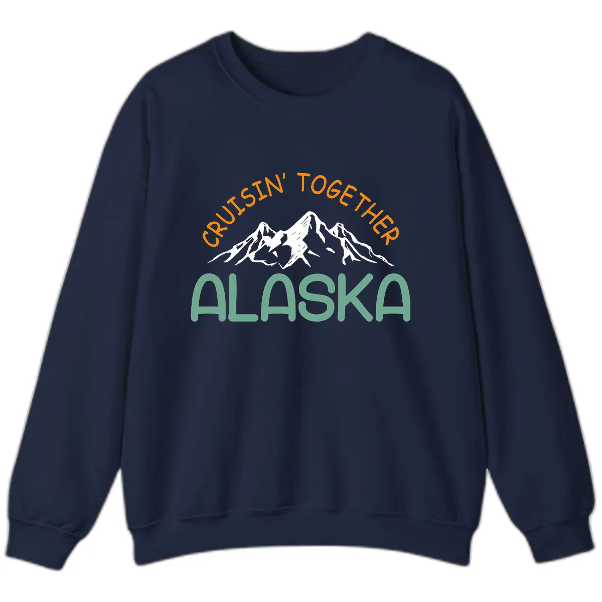 Cruisin' Together Alaska Sweatshirt in Navy