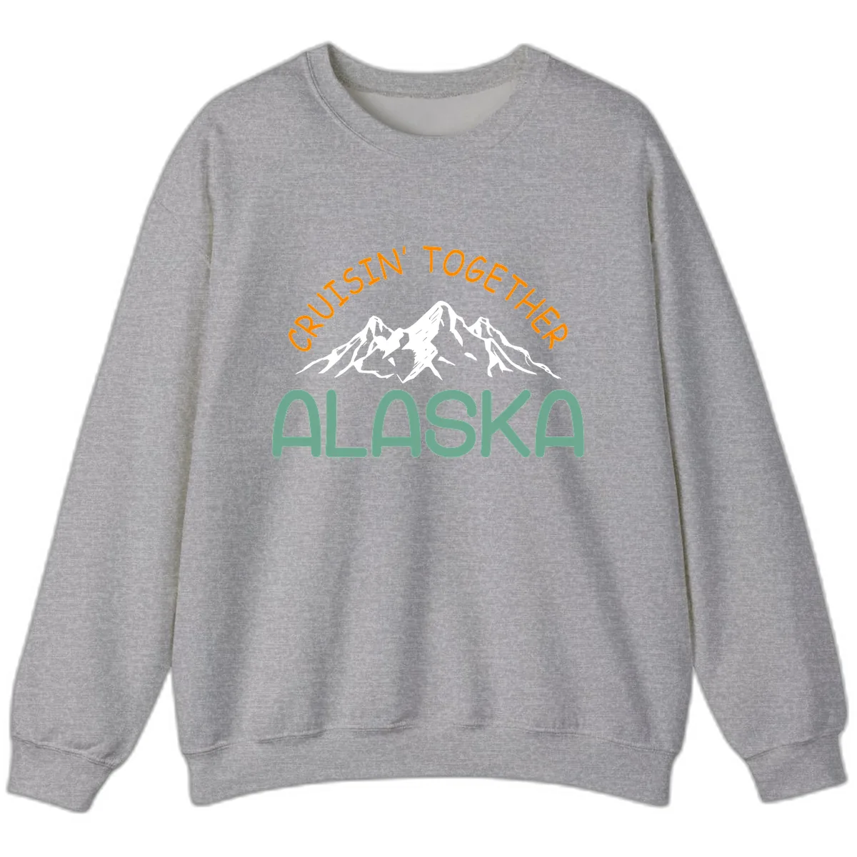 Cruisin' Together Alaska Sweatshirt in Sport Grey