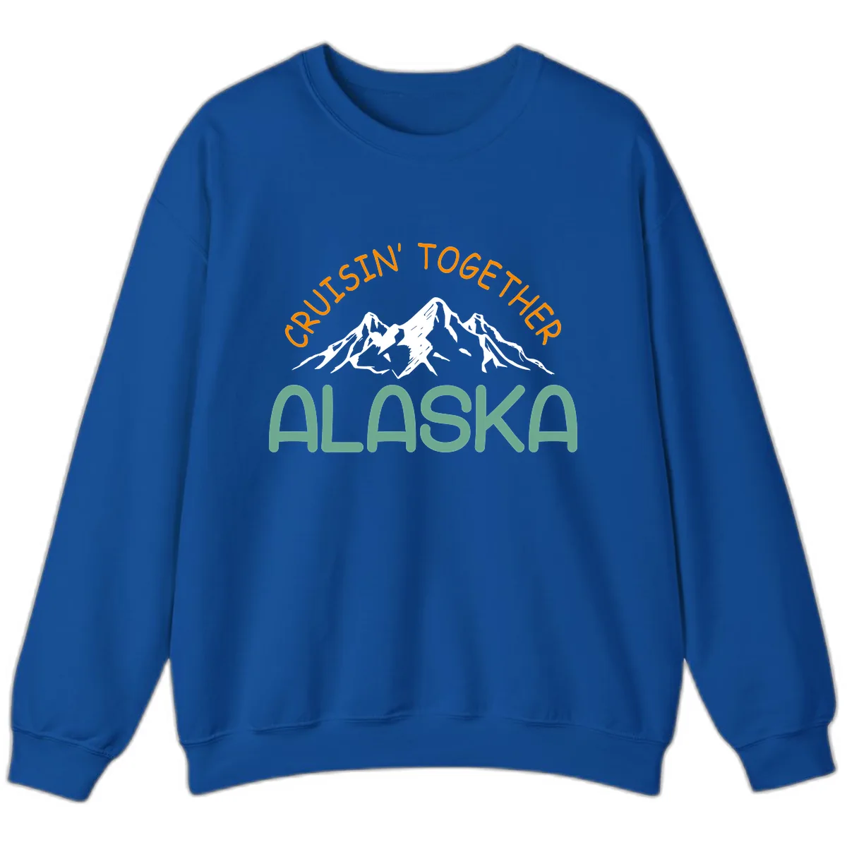 Cruisin' Together Alaska Sweatshirt in Royal