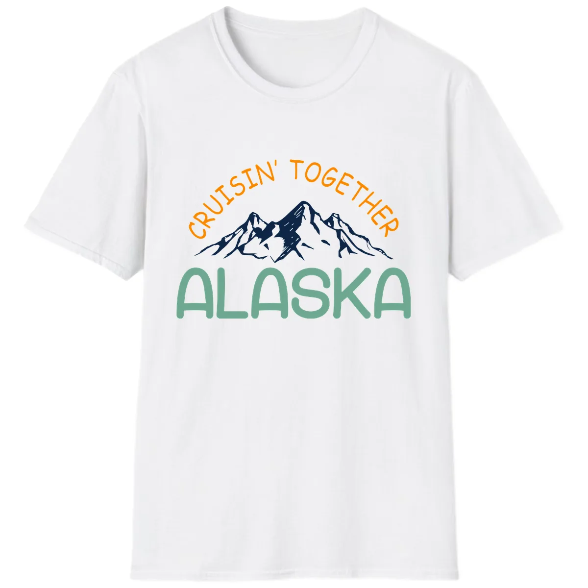 Cruisin' Together Alaska T-Shirt in White