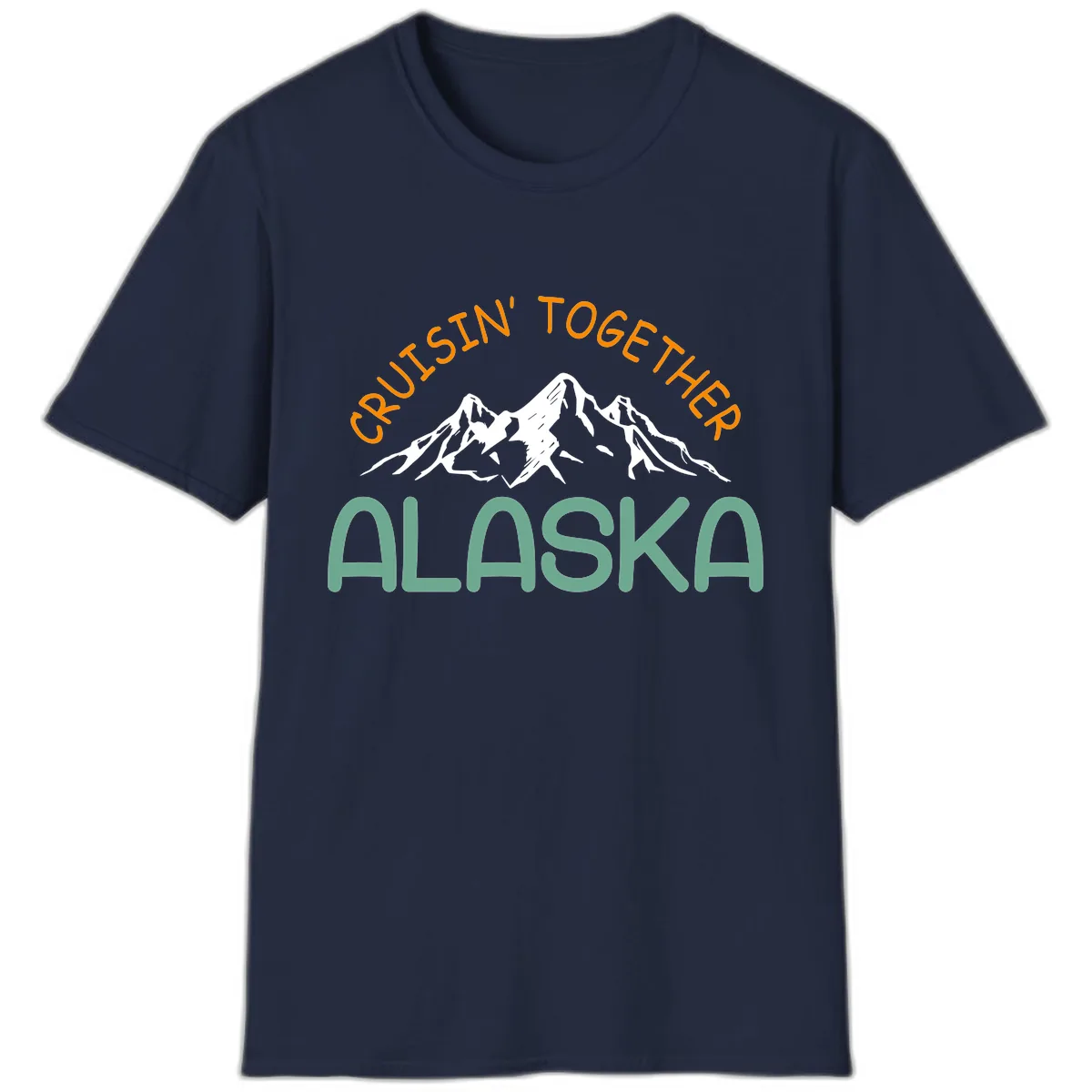 Cruisin' Together Alaska T-Shirt in Navy