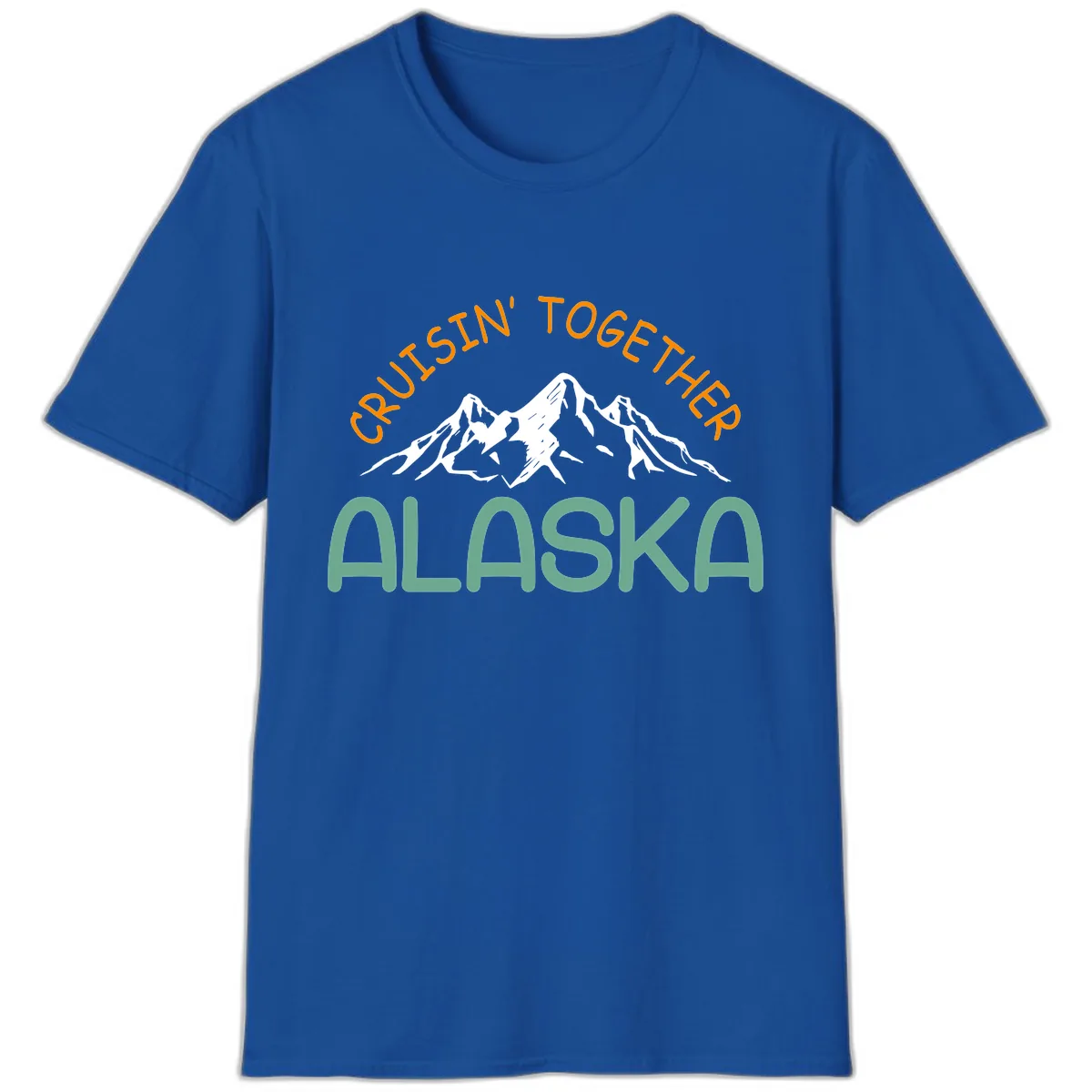 Cruisin' Together Alaska T-Shirt in Royal