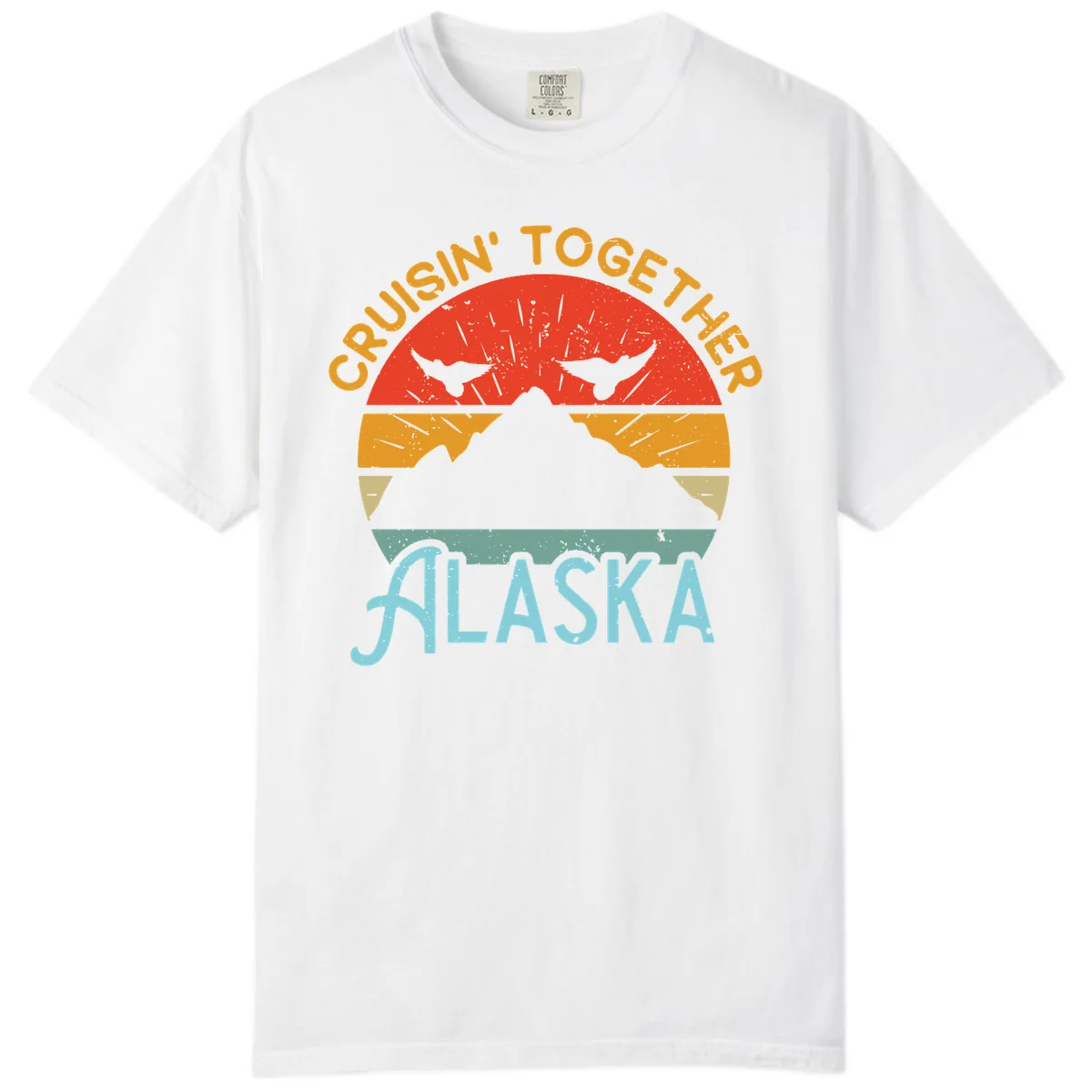 Crushin' Together Alaska Comfort Color in White