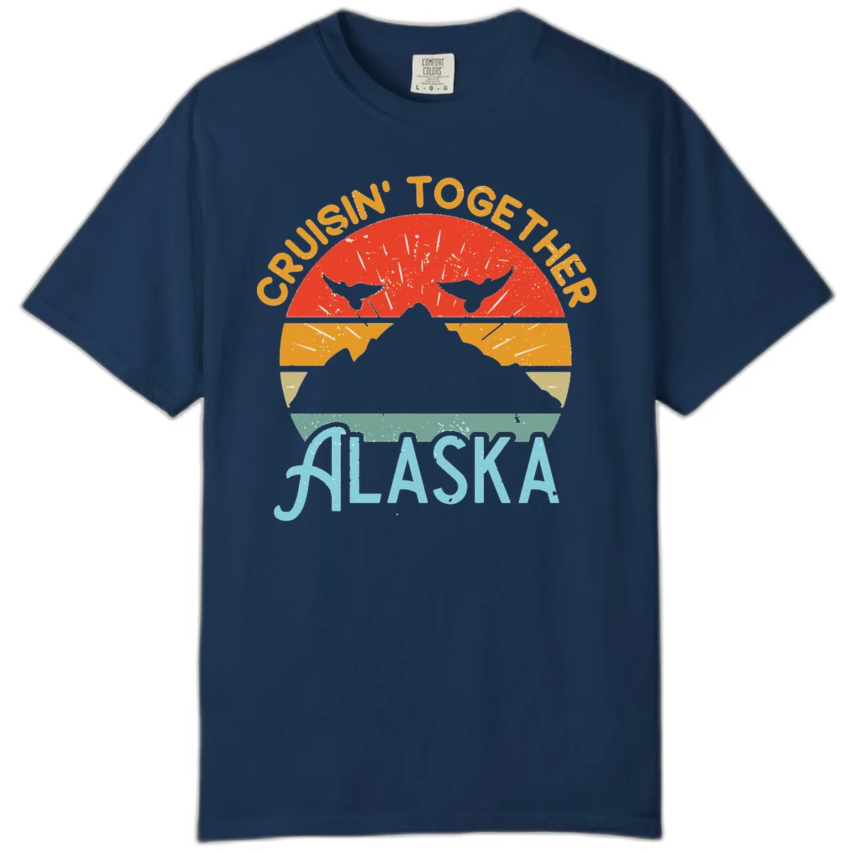 Crushin' Together Alaska Comfort Color in Navy