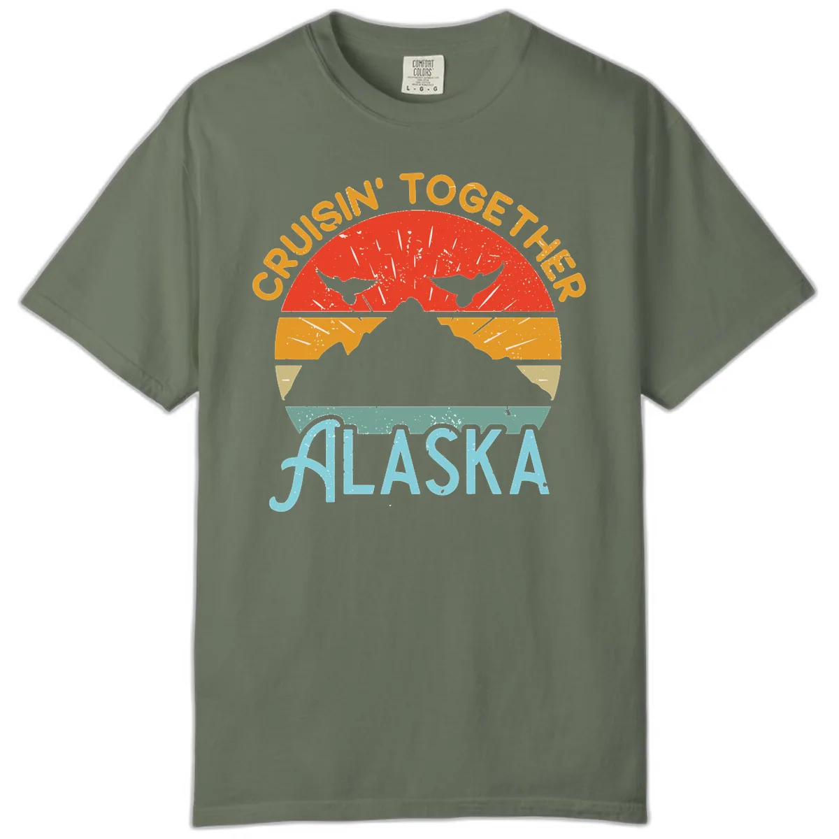 Crushin' Together Alaska Comfort Color in Moss