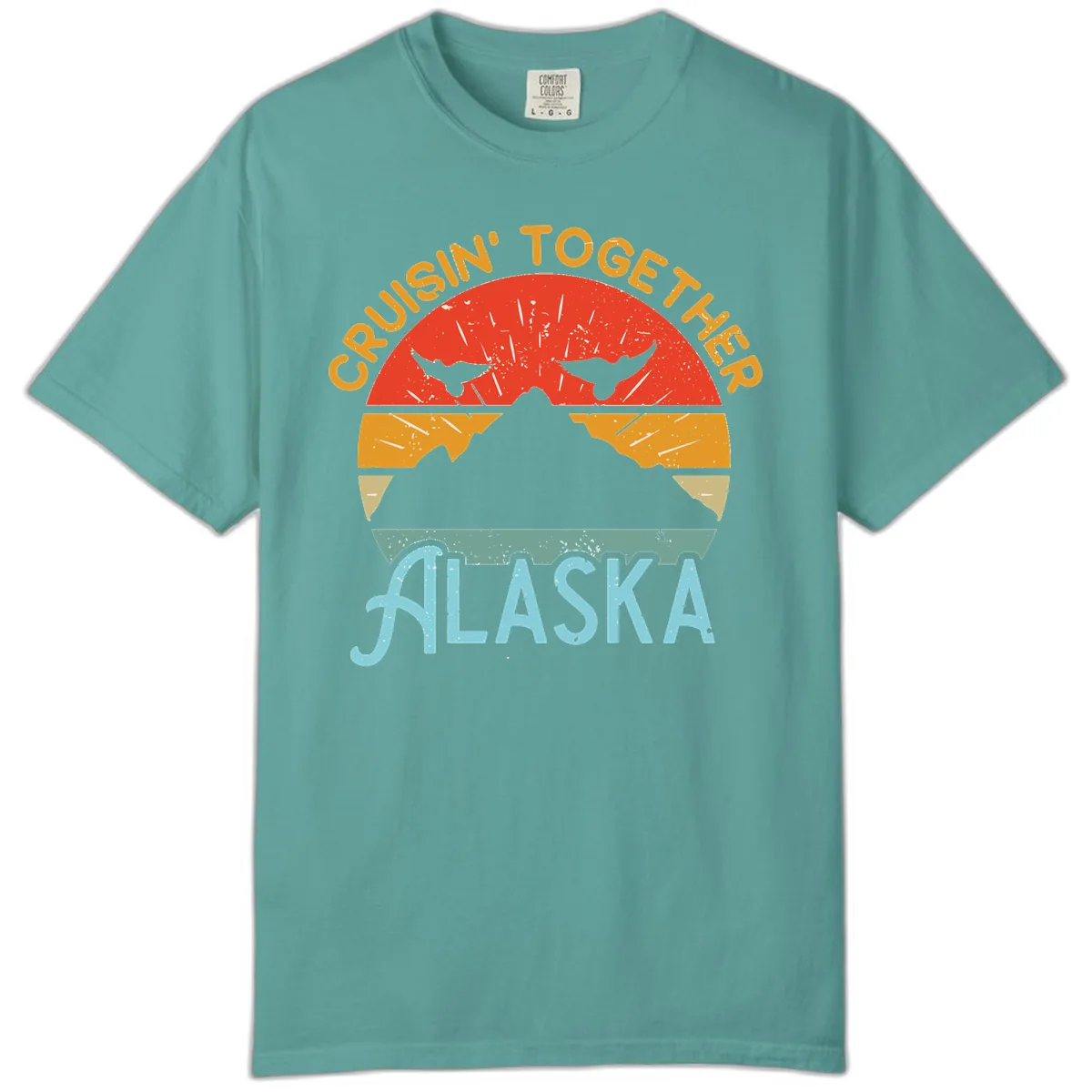 Crushin' Together Alaska Comfort Color in Seafoam