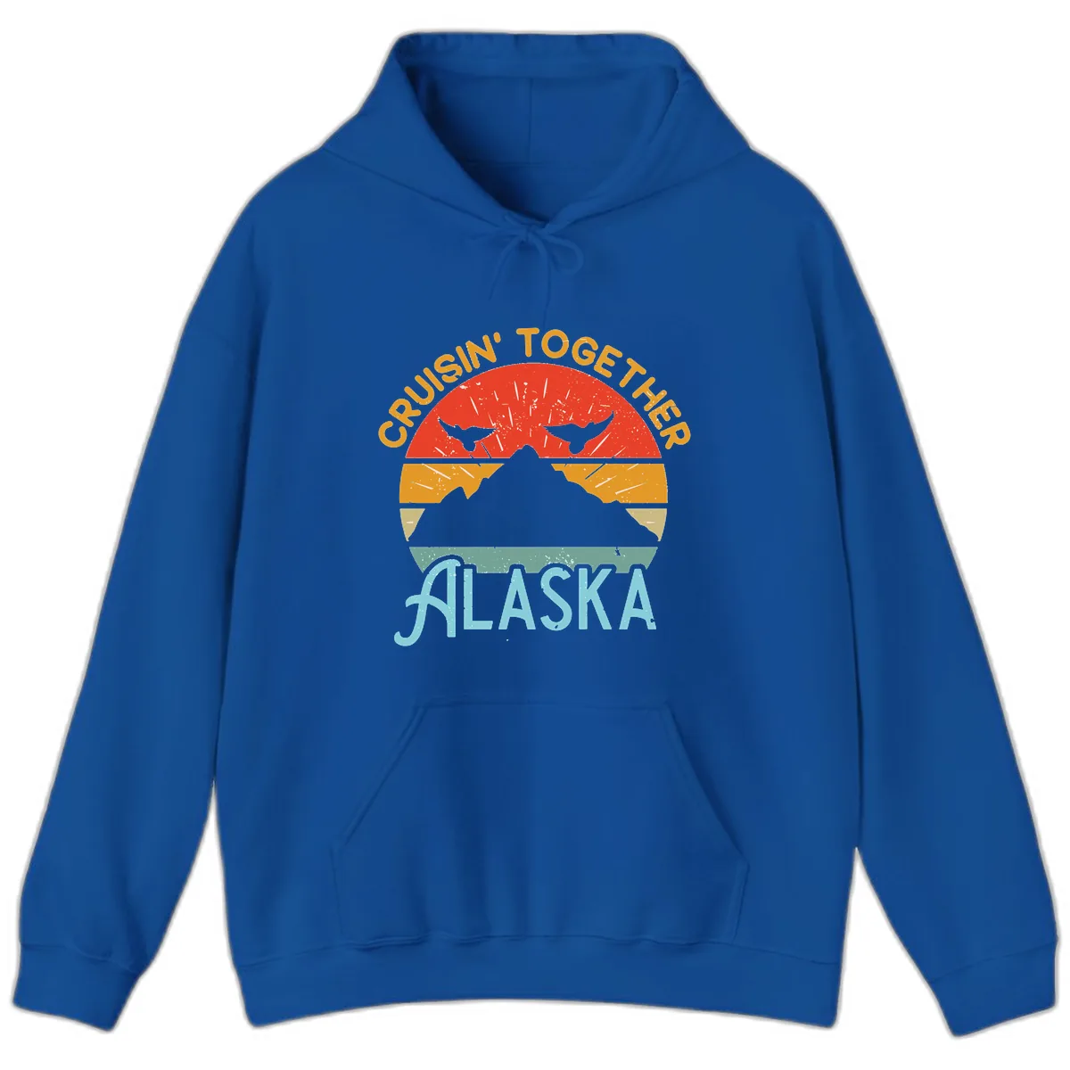 Crushin' Together Alaska Hoodie in Royal