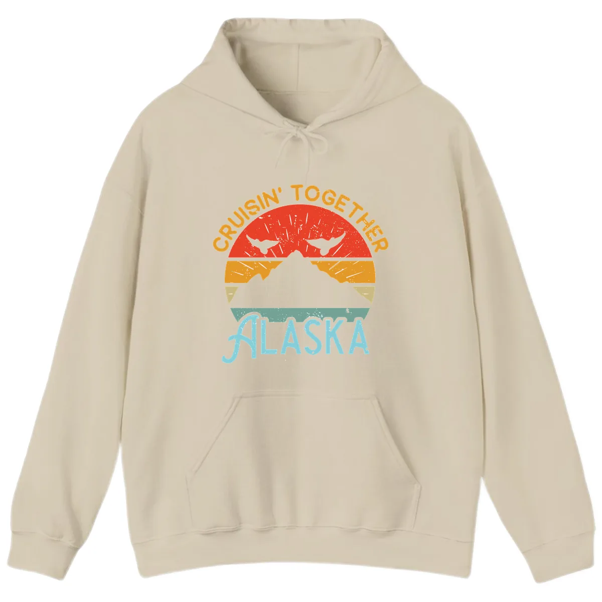 Crushin' Together Alaska Hoodie in Sand