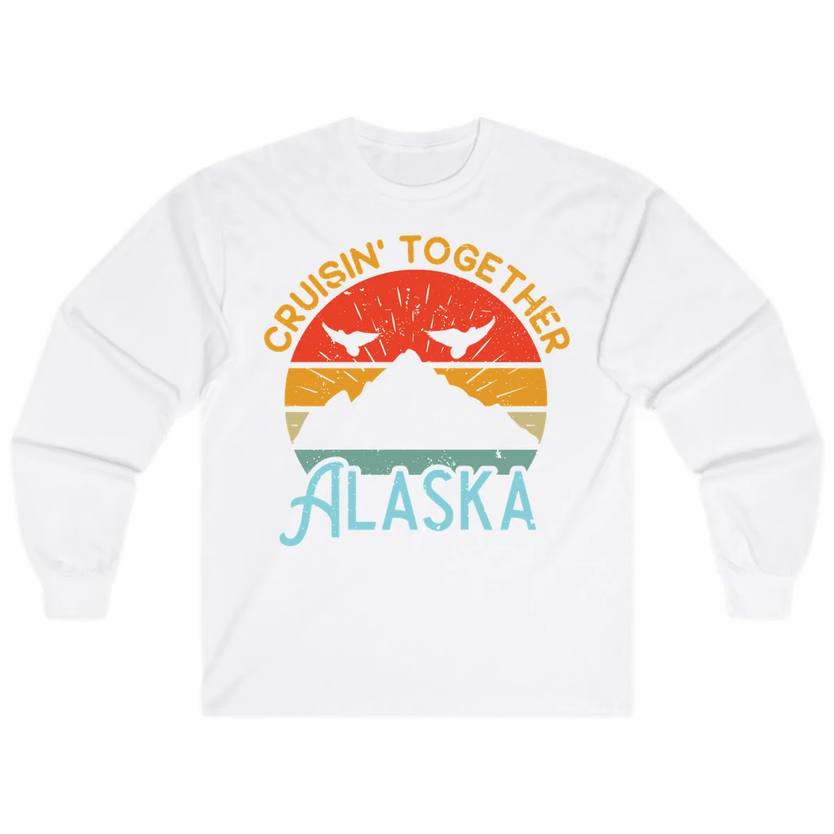 Crushin' Together Alaska Long Sleeve in White
