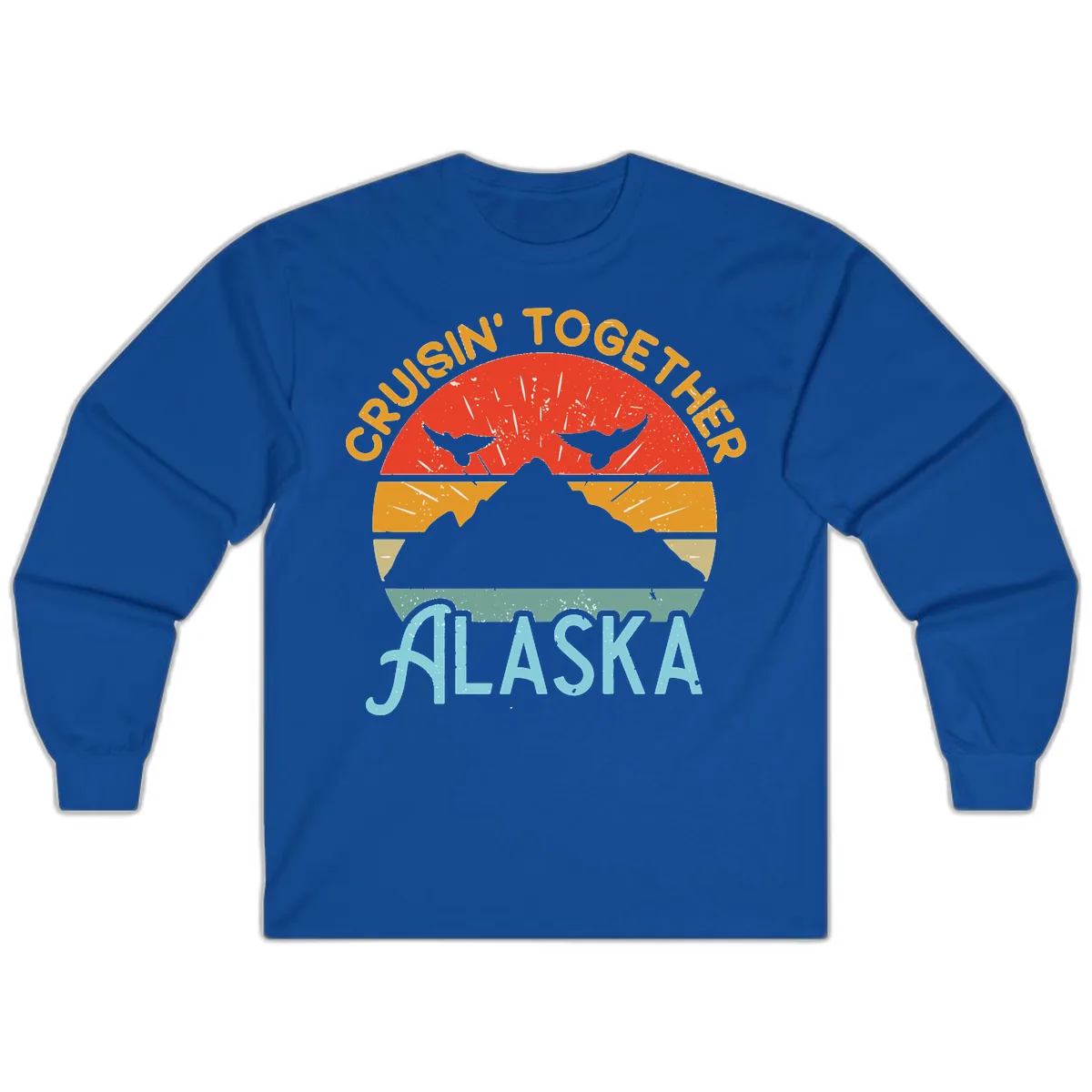 Crushin' Together Alaska Long Sleeve in Royal