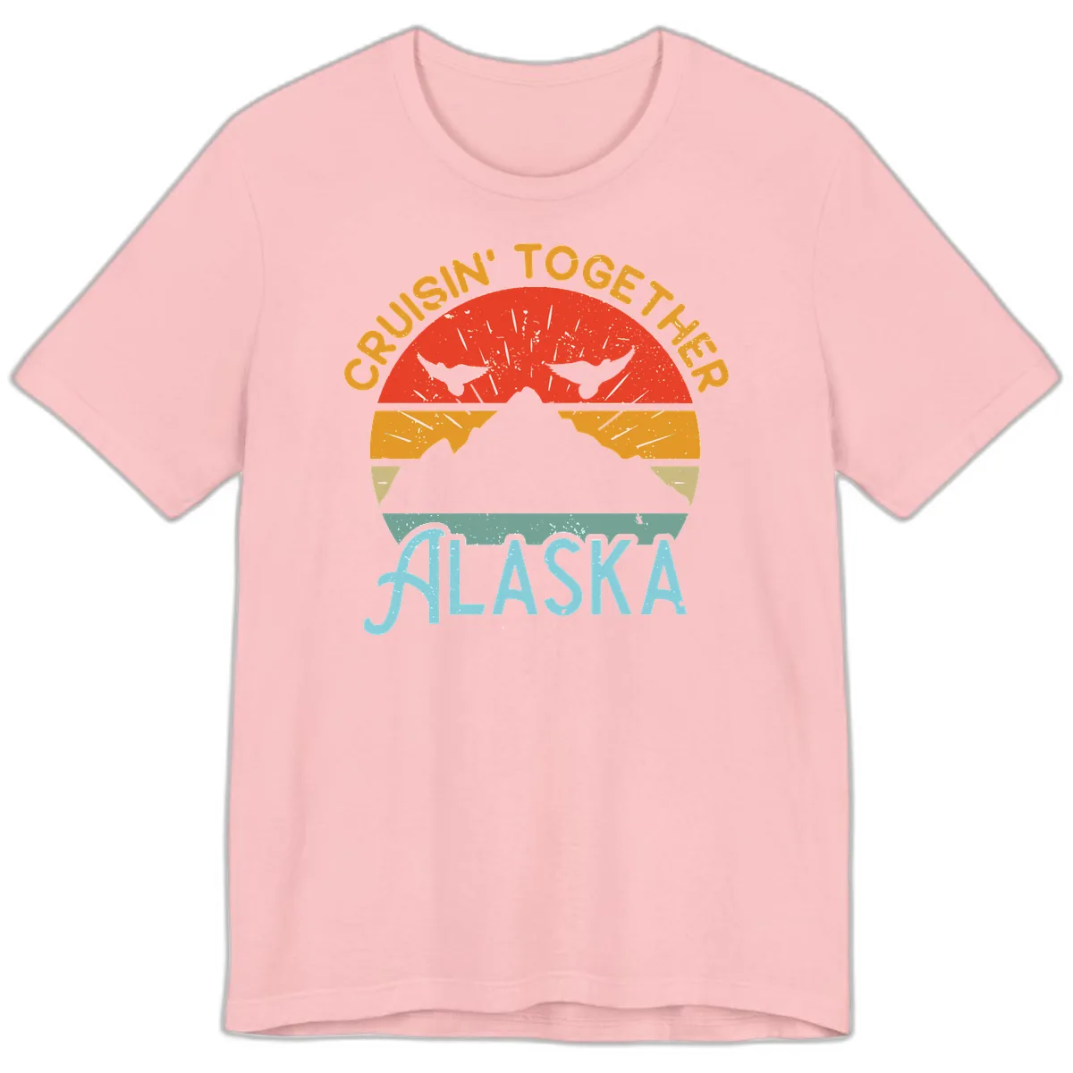 Crushin' Together Alaska Premium T-Shirt in Pink