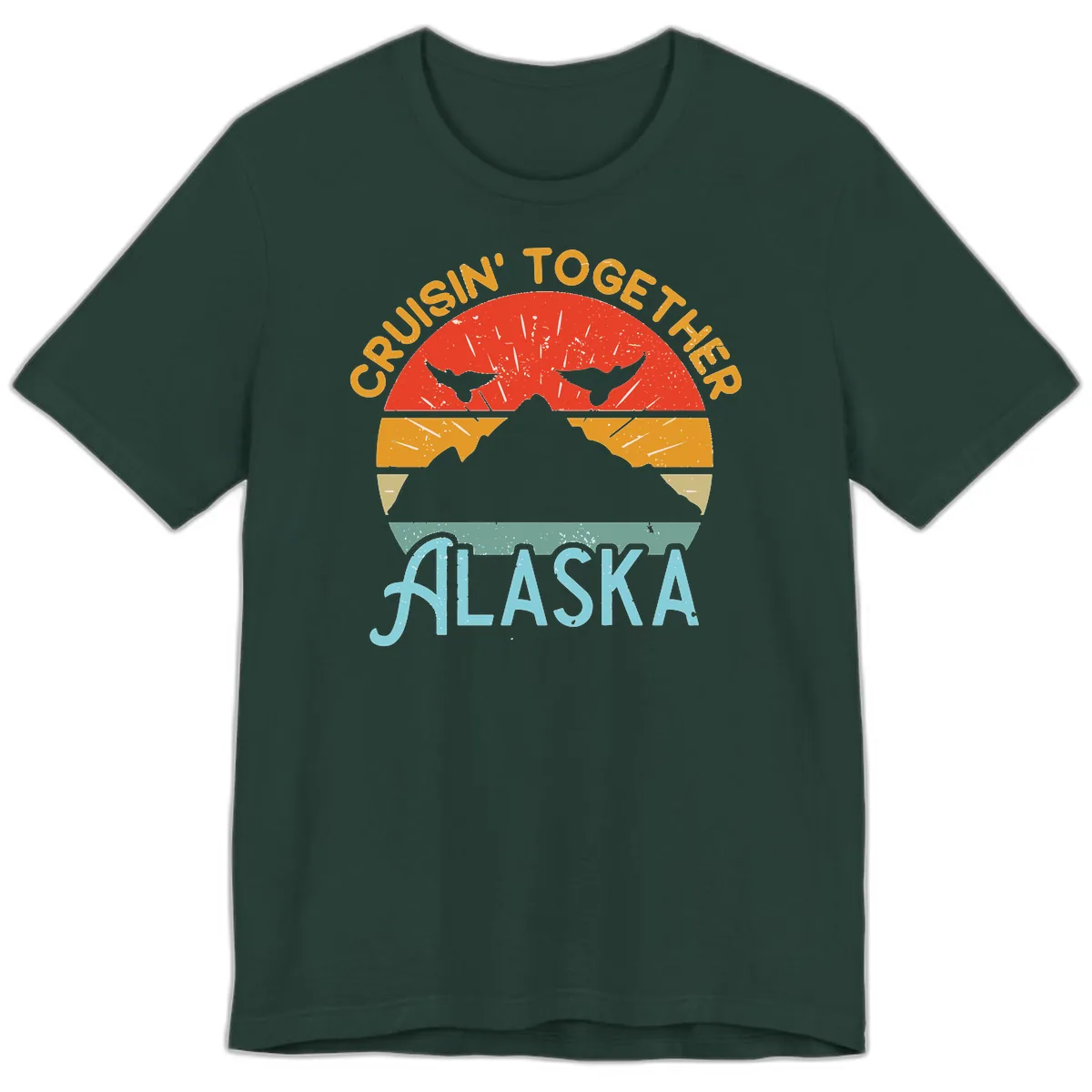 Crushin' Together Alaska Premium T-Shirt in Forest