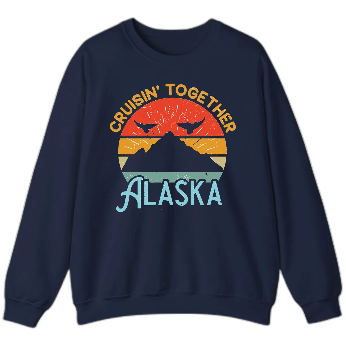 Crushin' Together Alaska Sweatshirt in Navy