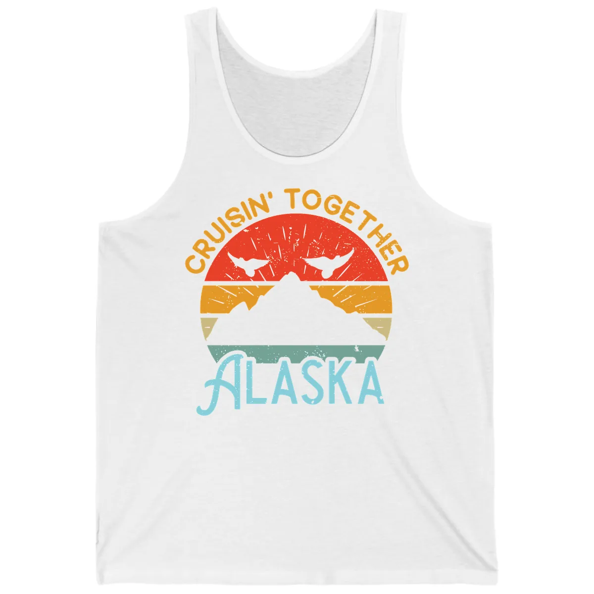 Crushin' Together Alaska Tank in White
