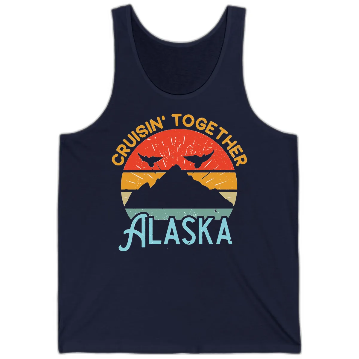 Crushin' Together Alaska Tank in Navy