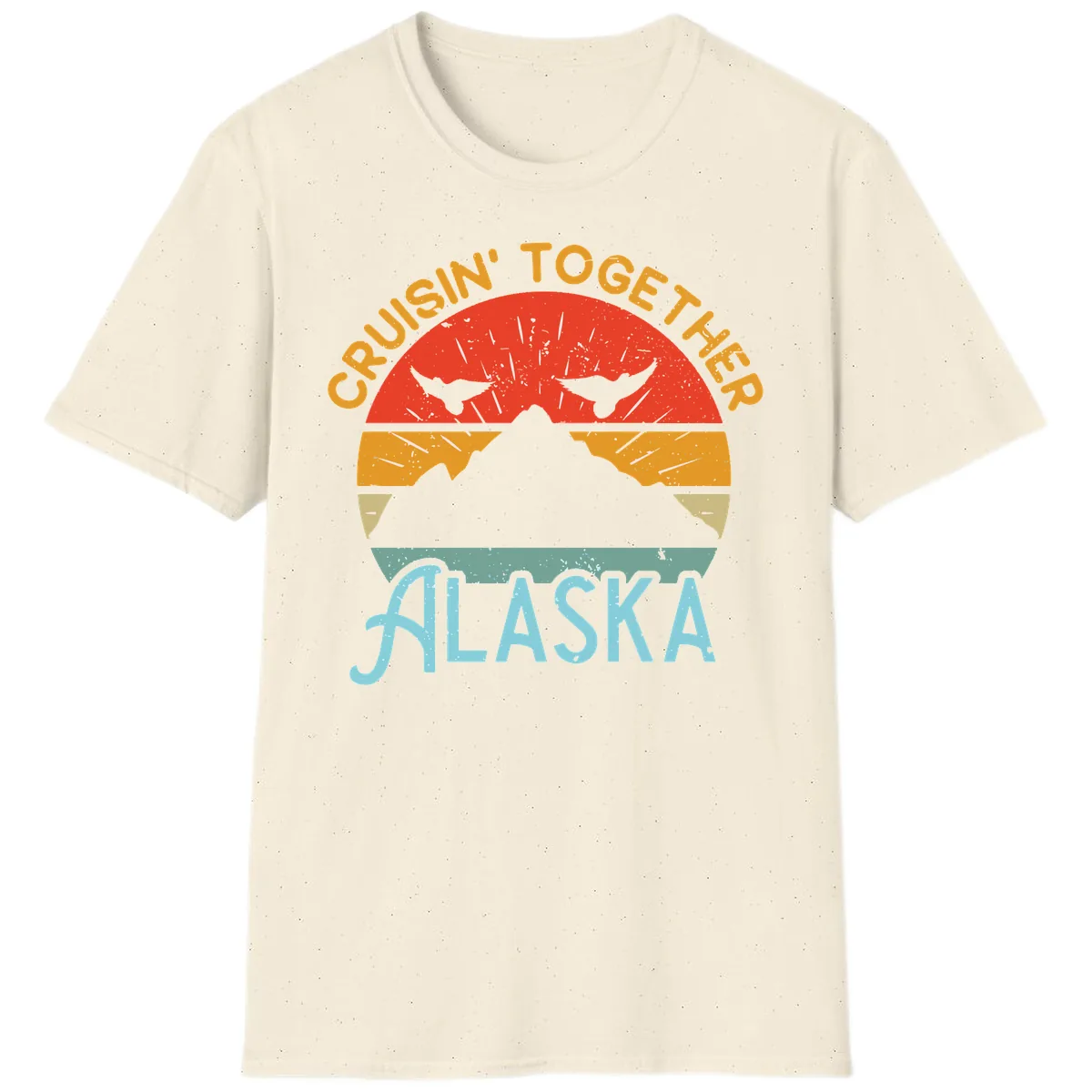 Crushin' Together Alaska T-Shirt in Natural