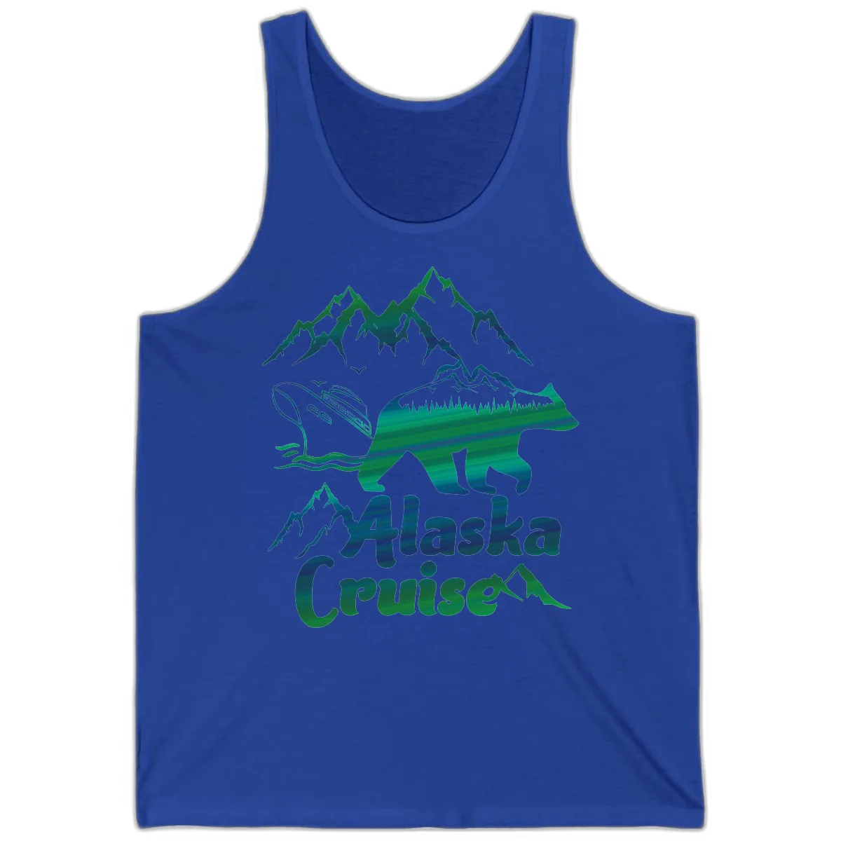 Alaska Cruise Bear Adventure Tank in True Royal