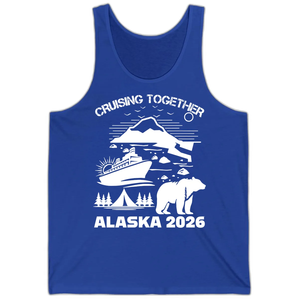 Cruising Together Alaska 2026 Tank in True Royal