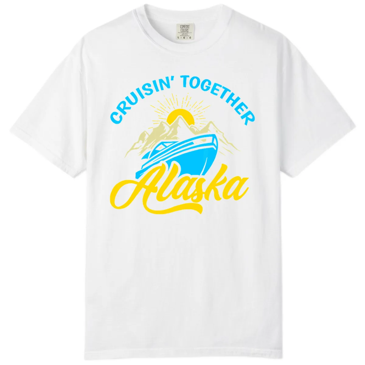 Cruisin' Together Alaska Comfort Color in White