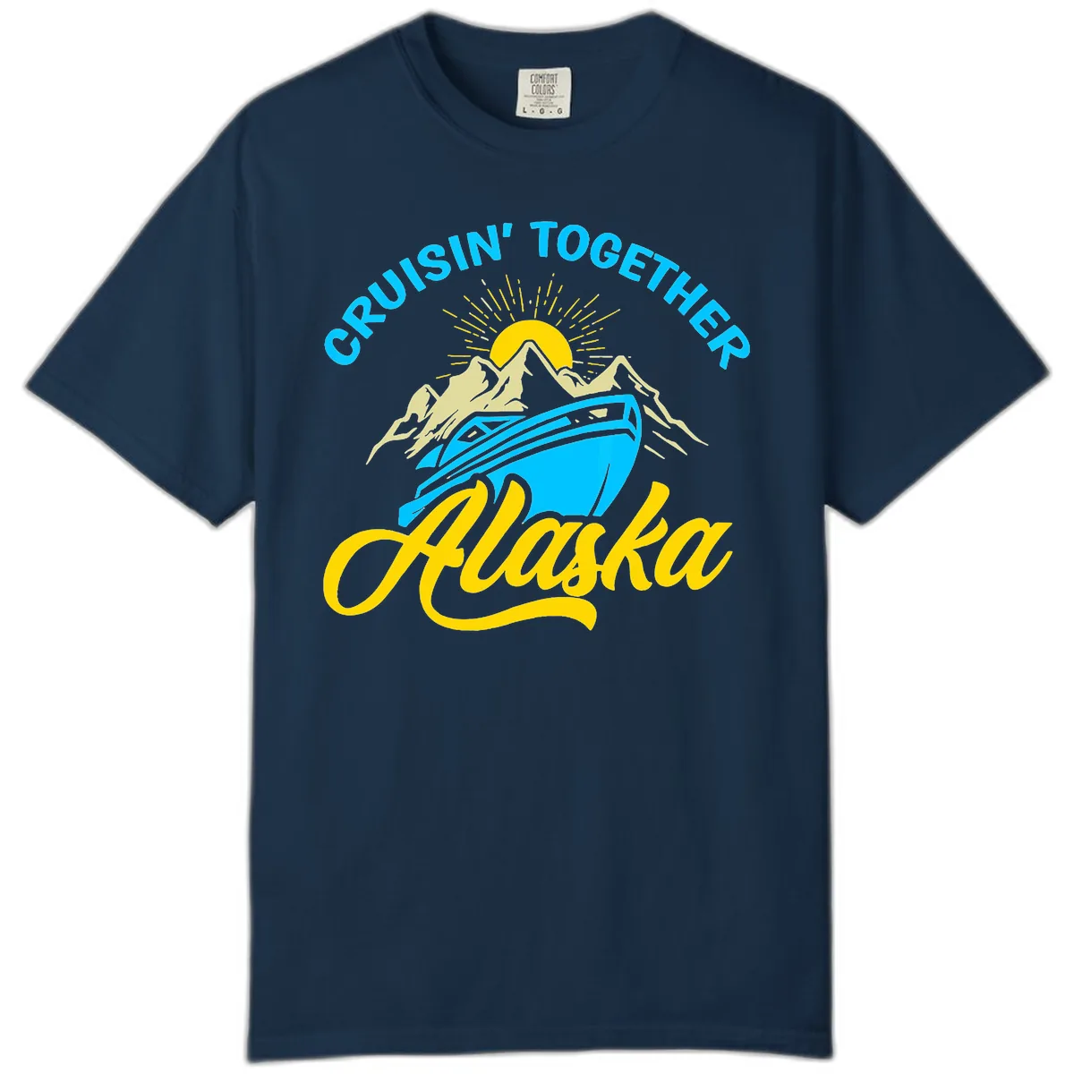 Cruisin' Together Alaska Comfort Color in True Navy