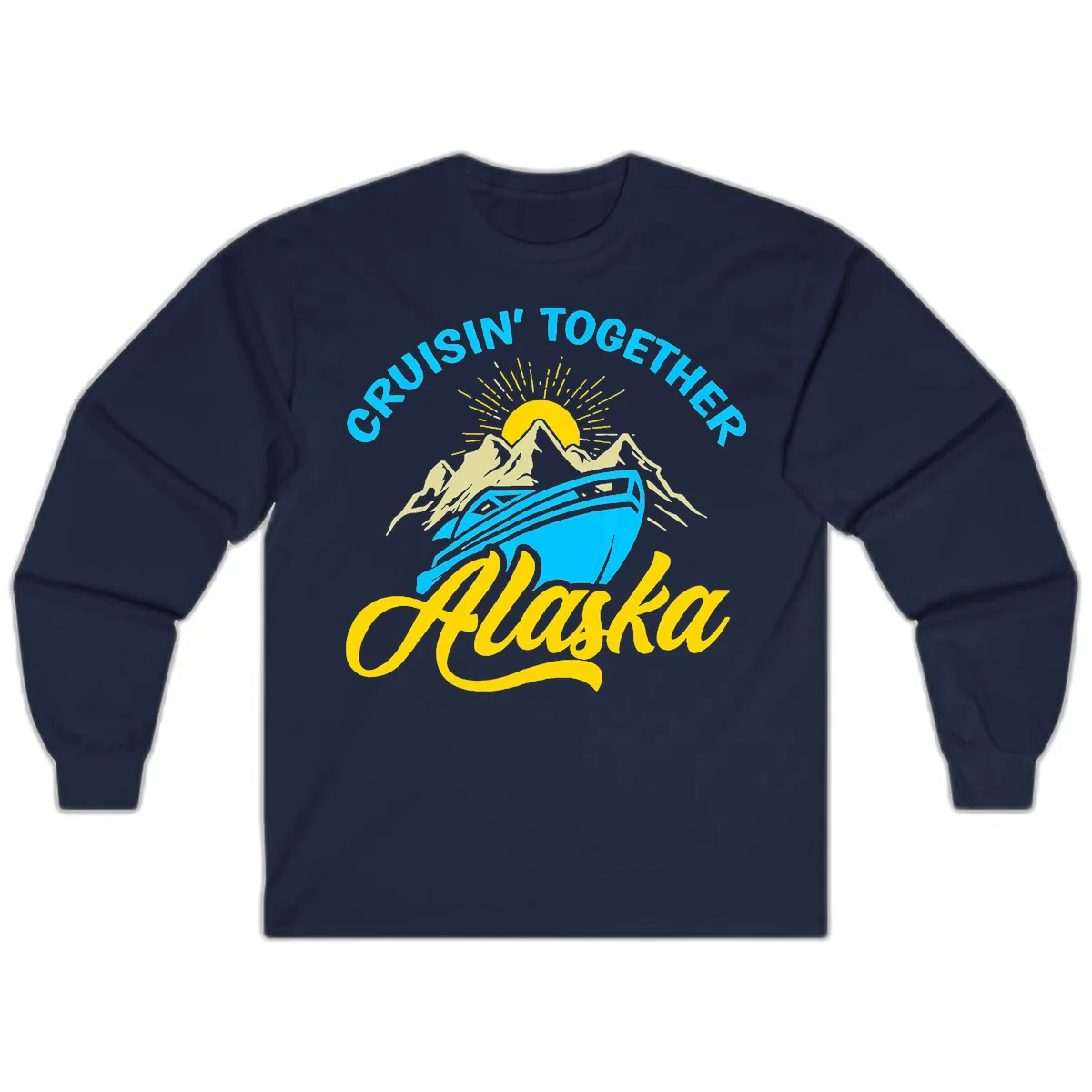 Cruisin' Together Alaska Long Sleeve in Navy
