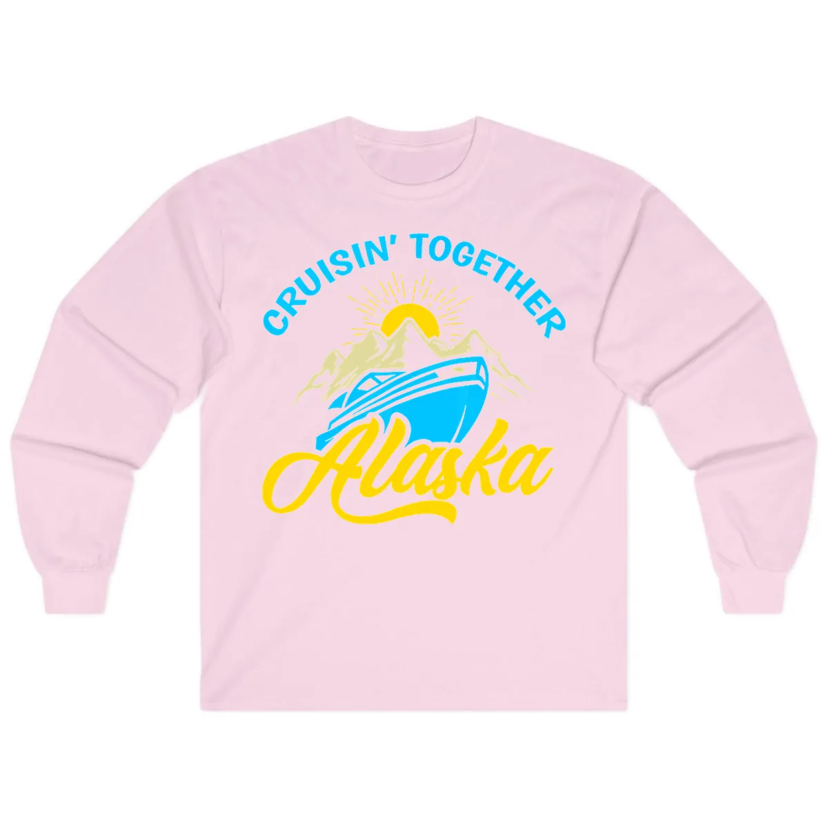 Cruisin' Together Alaska Long Sleeve in Light Pink