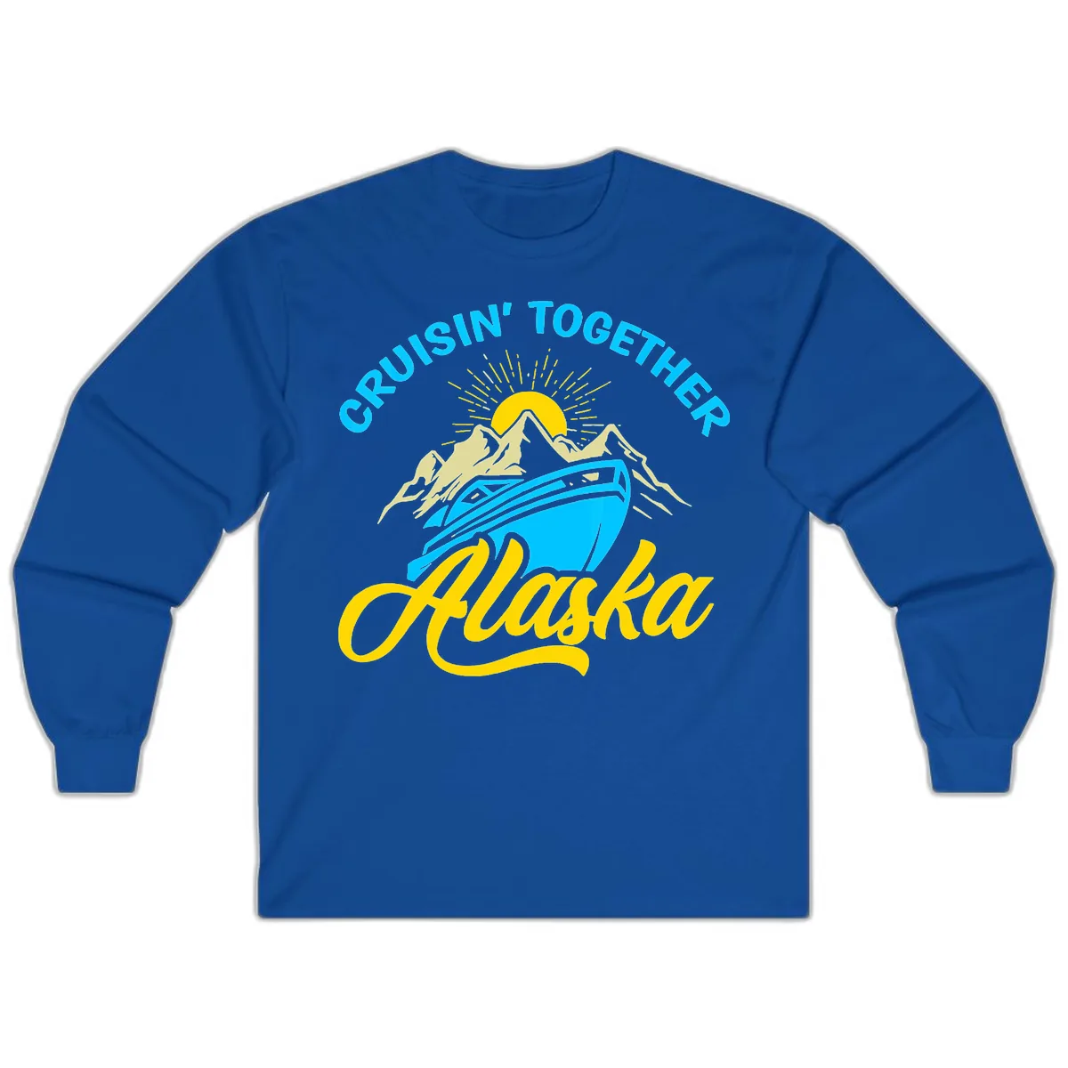 Cruisin' Together Alaska Long Sleeve in Royal