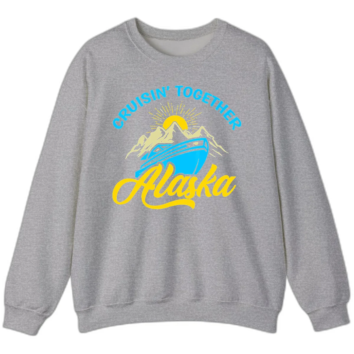 Cruisin' Together Alaska Sweatshirt in Sport Grey