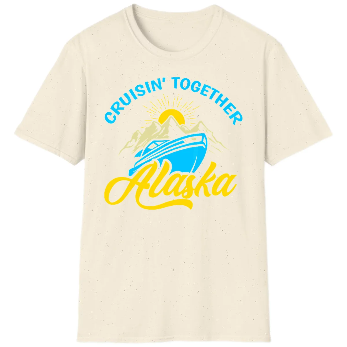 Cruisin' Together Alaska T-Shirt in Natural