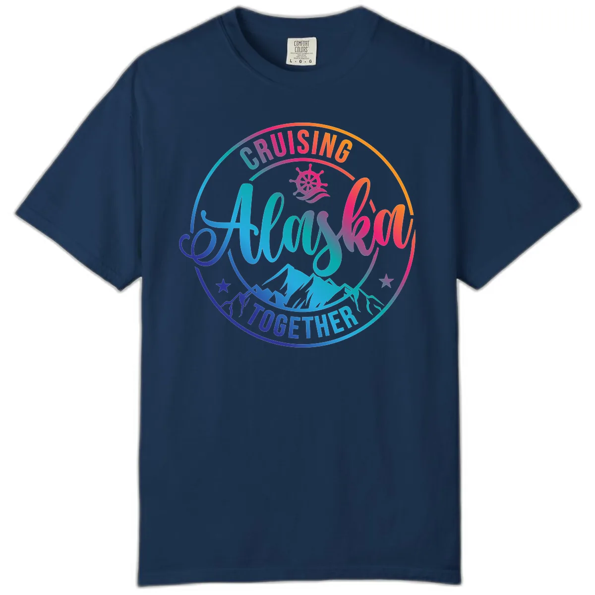 Cruising Always Together Alaska Comfort Color in Navy
