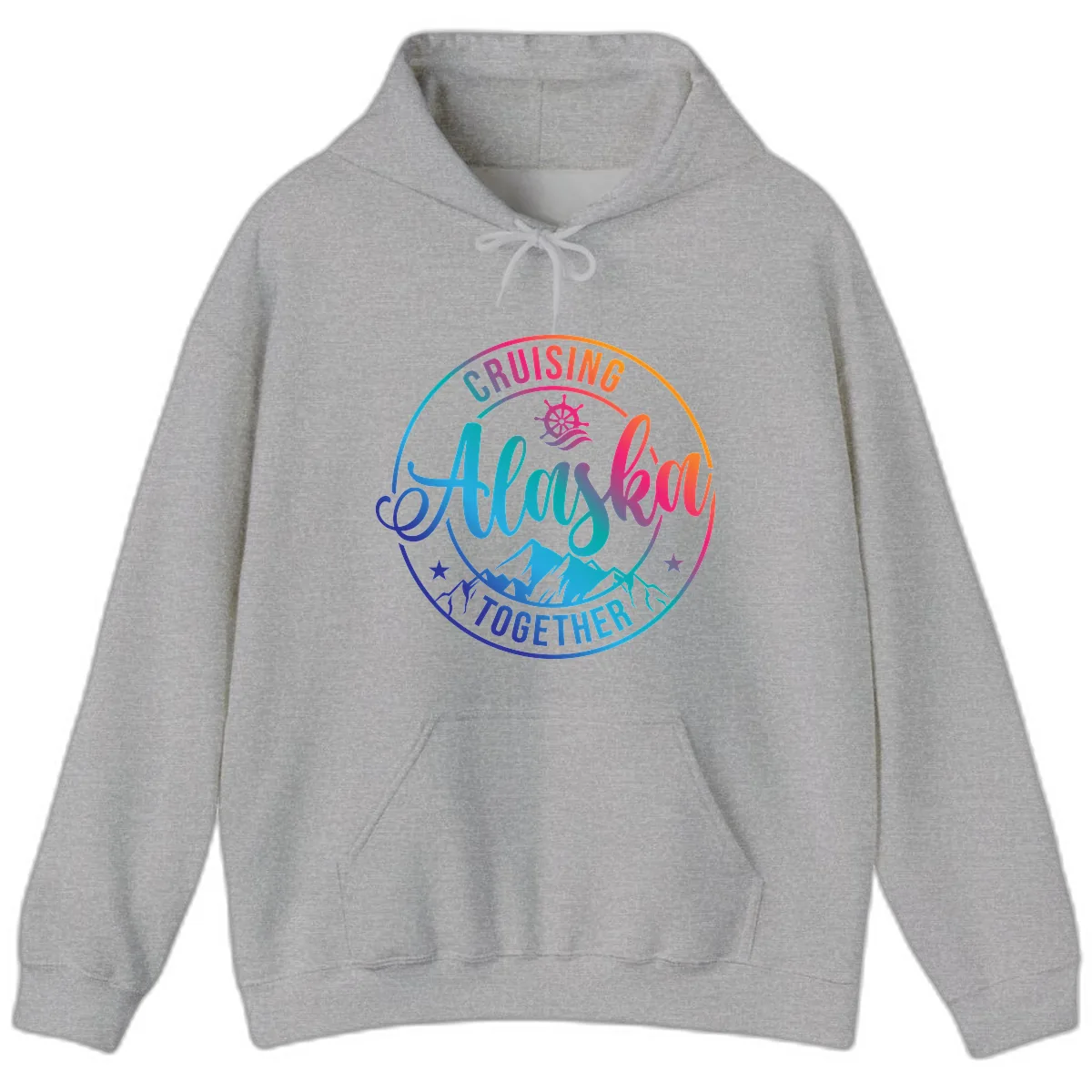 Cruising Always Together Alaska Hoodie in Sport Grey