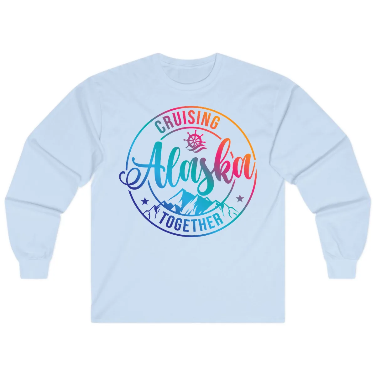 Cruising Always Together Alaska Long Sleeve in Light Blue
