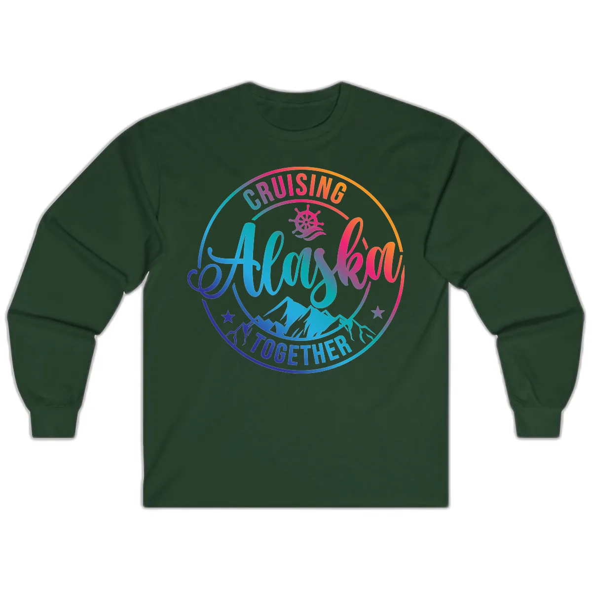 Cruising Always Together Alaska Long Sleeve in Forest Green