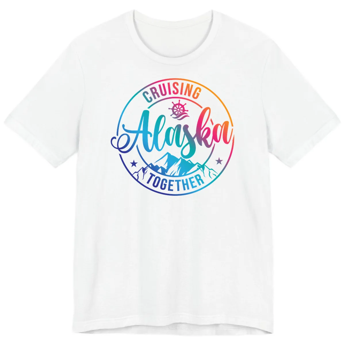 Cruising Always Together Alaska Premium T-Shirt in White