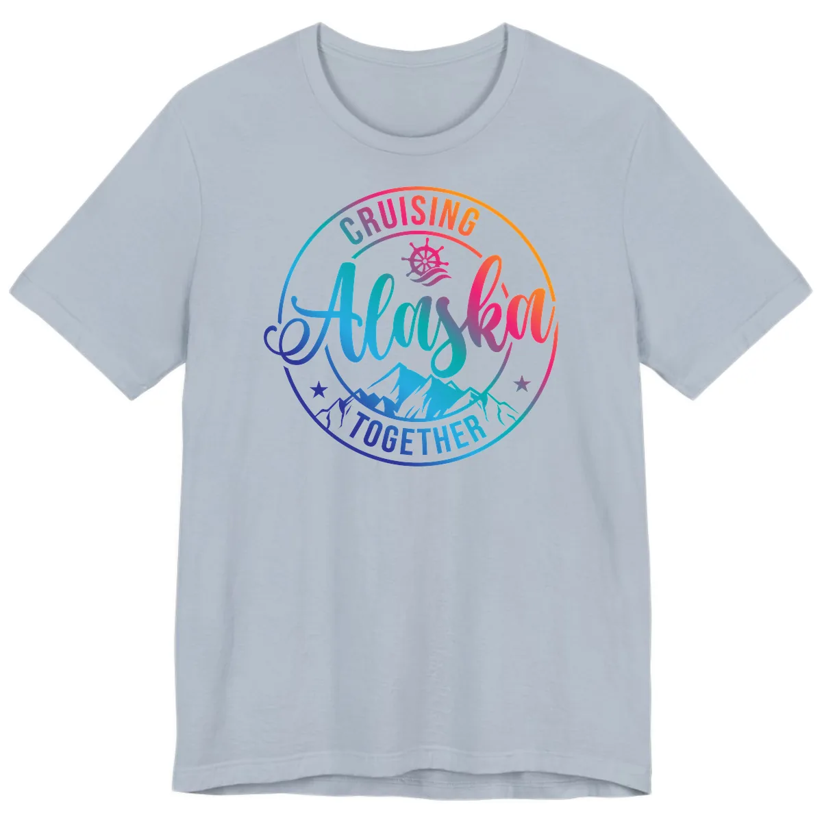 Cruising Always Together Alaska Premium T-Shirt in Light Blue