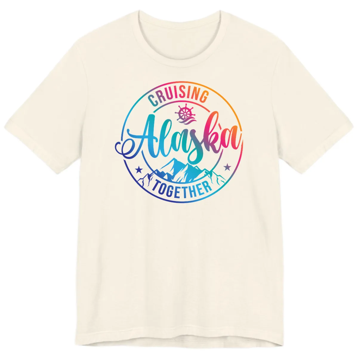 Cruising Always Together Alaska Premium T-Shirt in Natural