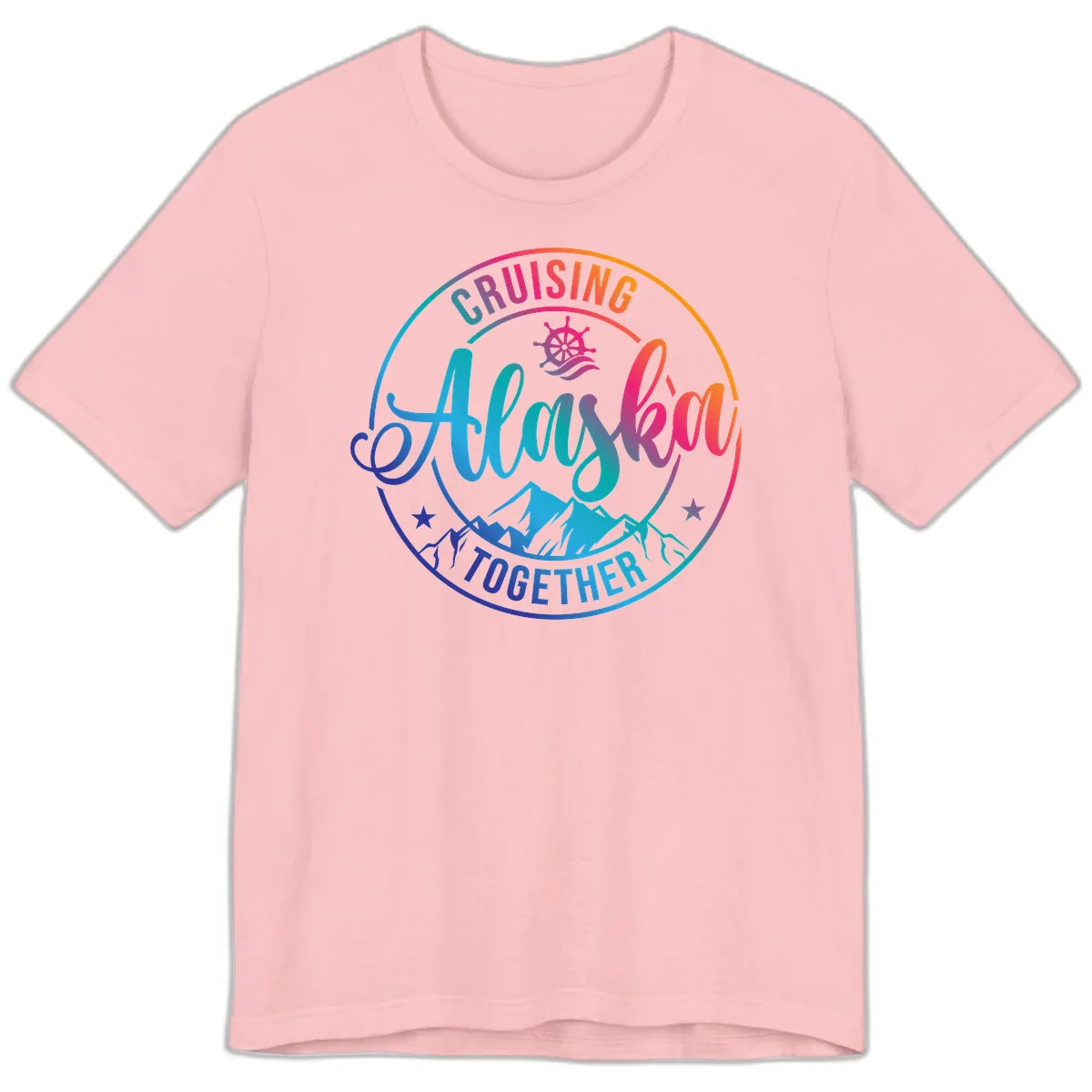 Cruising Always Together Alaska Premium T-Shirt in Pink