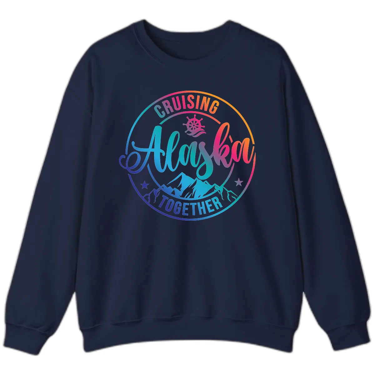 Cruising Always Together Alaska Sweatshirt in Navy