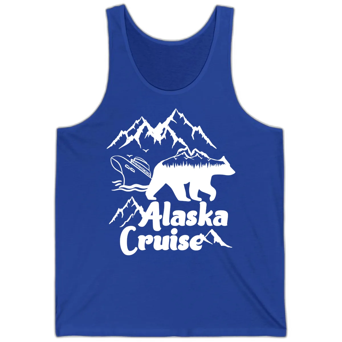 Alaska Cruise Bear Mountain Adventure Tank in True Royal