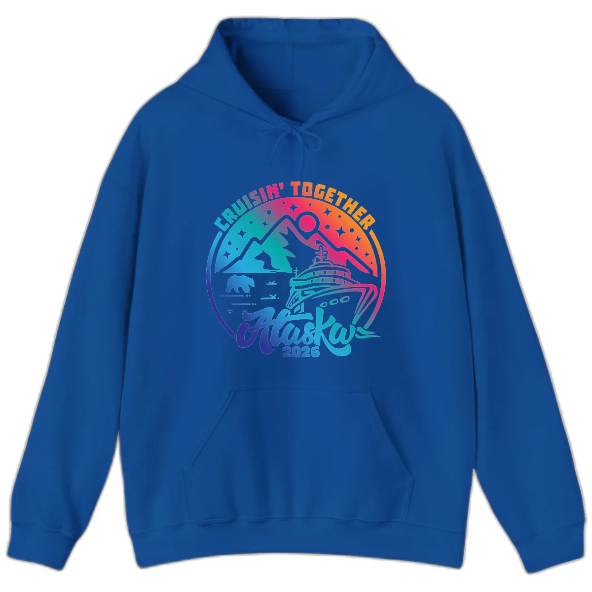 Cruisin' Together Alaska 2026 Hoodie in Royal